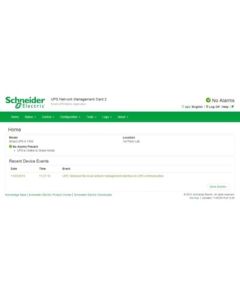 APC by Schneider Electric UPS Management Adapter