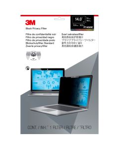 3M Anti-glare Privacy Screen Filter - Black, Matte