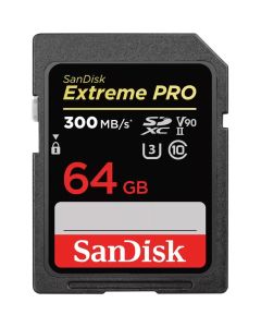 SanDisk Extreme PRO 64 GB Class 10/UHS-II (U3) V90 SDXC