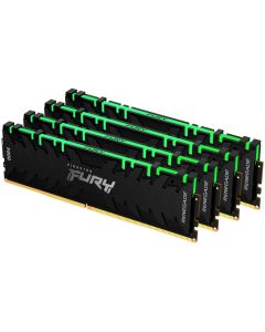 Kingston FURY Renegade RAM Module for Motherboard - 64 GB (4 x 16GB) - DDR4-3200/PC4-25600 DDR4 SDRAM - 3200 MHz Dual-rank Memory - CL16 - 1.35 V