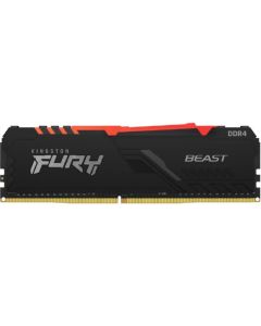 Kingston FURY Beast RAM Module for Motherboard - 8 GB (1 x 8GB) - DDR4-3600/PC4-28800 DDR4 SDRAM - 3600 MHz Single-rank Memory - CL17 - 1.35 V