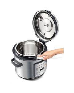 Breville the Fast Slow GO BPR680BSS 6 LMultipurpose Cooker for Soup, Meat, Stew, Sauteing, Rice, Grain, Cooking, Yogurt - Brushed Stainless Steel