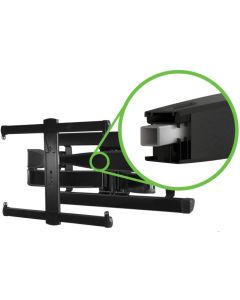 SANUS Premium VLF728 Wall Mount for TV, Flat Panel Display - Black